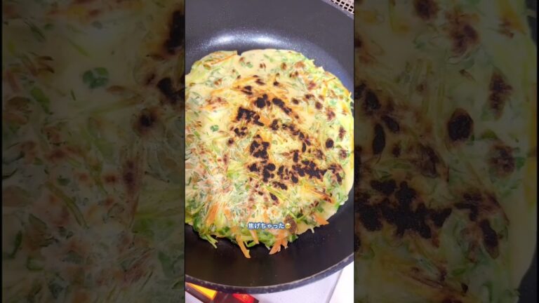 【簡単】豆苗とにんじんちぢみ🌱🥕#魚の日のおかず#節約レシピ#夕飯レシピ