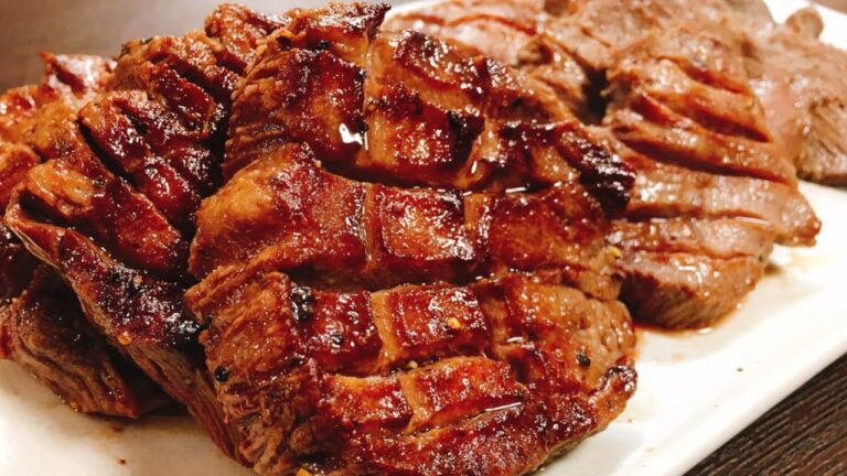 【皆にお願いがあります】恒例の超極厚!! おいしい牛タン3種盛を思いっきり堪能♪