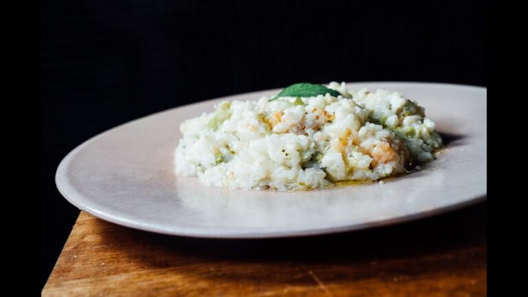 【Shrimp Ajillo Risotto】白ワインが香るエビのアヒージョリゾット【コンビニレシピ】