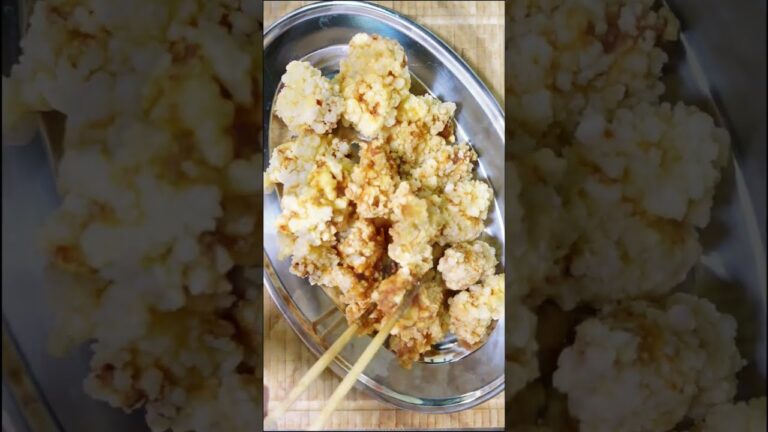 【鶏もも塩唐揚げ】だま片栗粉 ザクザク衣仕立て #shorts