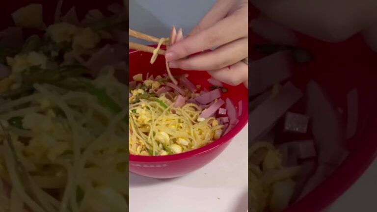暑い日に食べたいスパサラレシピ🥗#レシピ #専業主婦 #美味しい