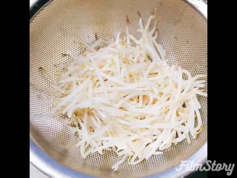 もやしと納豆のあえもの