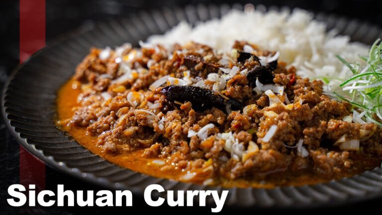 【四川風カレー】胡麻のコク感じる担々麺風キーマカレーの作り方！