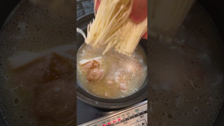 【超簡単】水菜鶏鍋 #大五郎飯