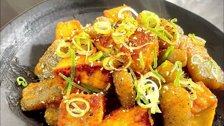 【超簡単! 焼いて絡めるだけ！】厚揚げとこんにゃくの味噌焼きが旨すぎた。【厚揚げとこんにゃくの限界値】