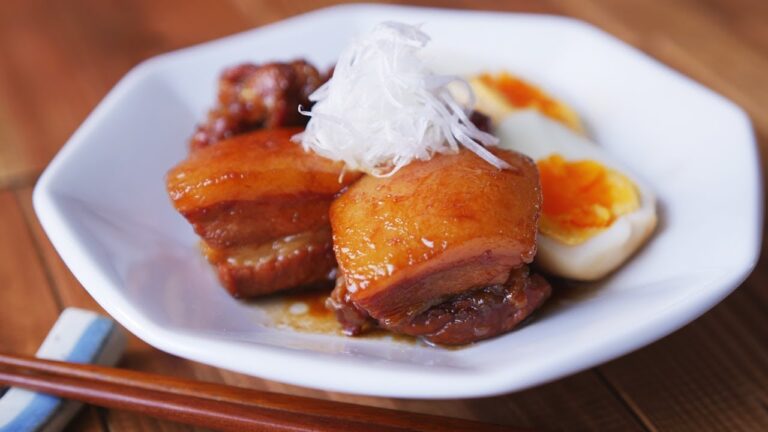 【基本の作り方】覚えておきたい！豚の角煮の作り方 ~ simmered pork belly【料理レシピはParty Kitchen🎉】