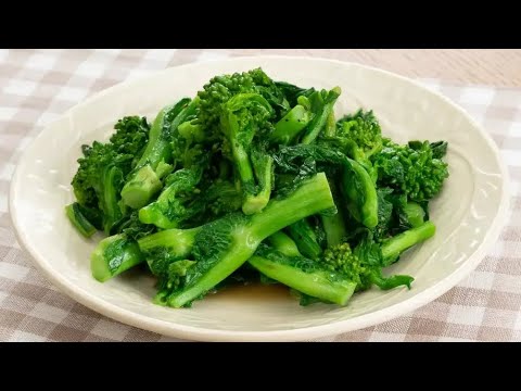 菜の花のバターしょうゆ炒め