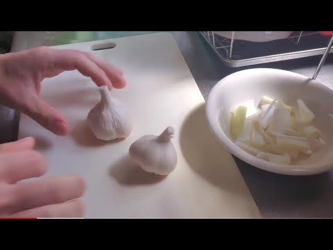 ニンニクと鶏肉の豆豉炒め