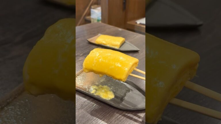 高速技で作られるツルッツルのだし巻き卵が絶品！