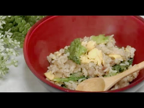 【料理レシピ】レタスチャーハンの作り方♪
