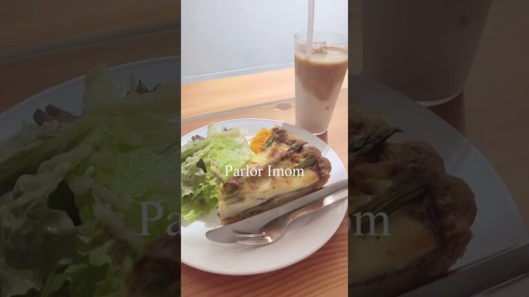 【フラワーデザイナーの休日】名古屋カフェ　パーラーイムオム　キッシュランチ　プリン