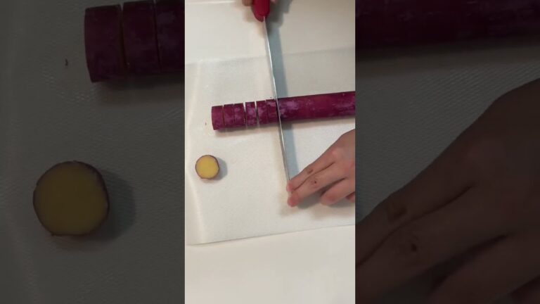 【スイーツレシピ】さつまいもクッキー🍠 ディアマンを綺麗に円柱状にしたい人必見！！！ #shorts