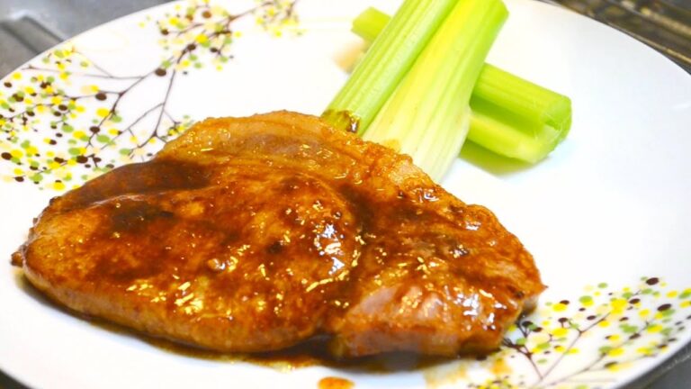 豚肉の味噌漬け焼きの作り方　　How to make pork sauté with miso sauce
