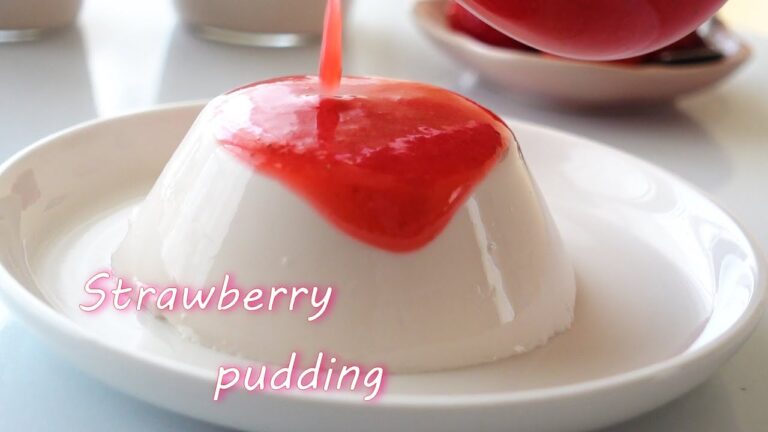 🍓Strawberry pudding🍓春色苺プリン🍓プルンプルンで口どけ滑らかプリンMelting strawberry pudding