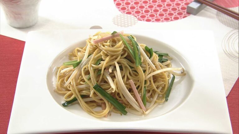 【DAIGOも台所】ニラ焼きそば｜食費を抑えた節約ご飯♪