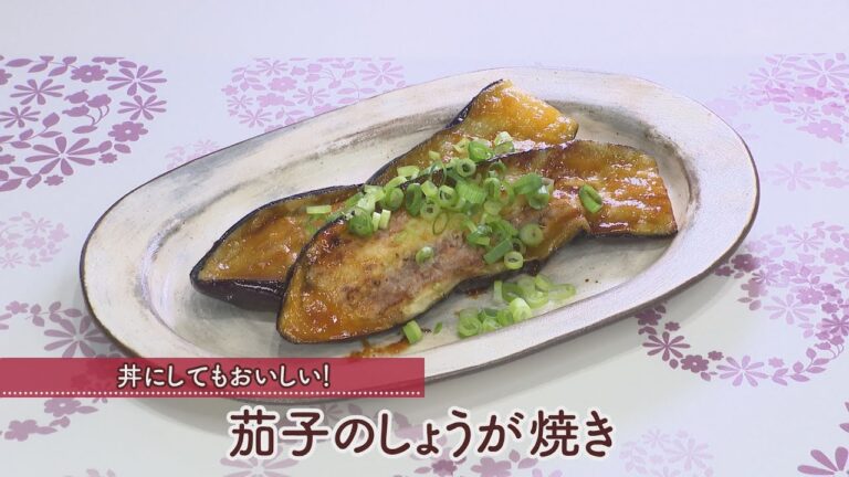 茄子のしょうが焼き［１人分265kcal］