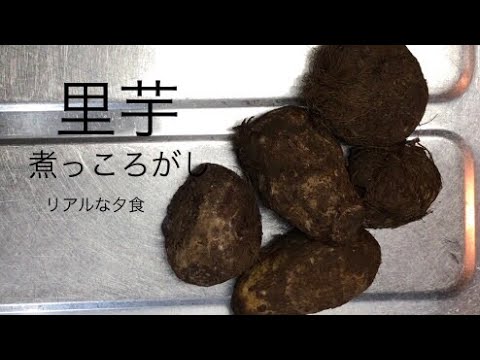 リアルな夕食＊里芋煮物