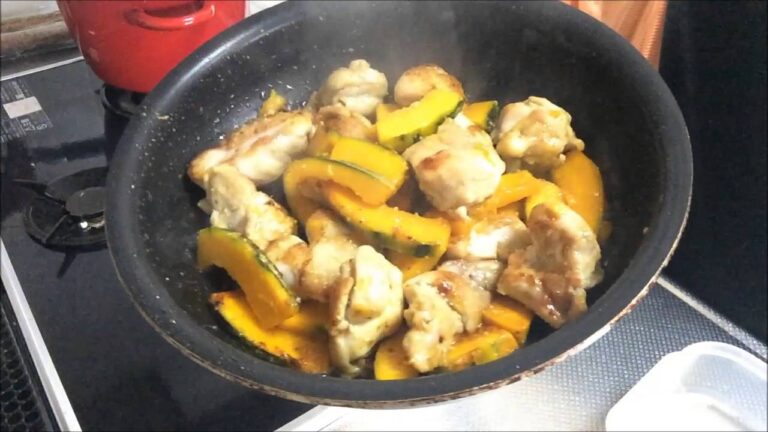 鶏肉レシピ簡単　チキンとかぼちゃのポン酢マリネ風　ポン酢に一晩漬け込むと味が染みて美味しいよ