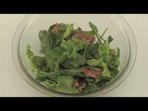 ほうれん草と牛肉のサラダ【プラスもう一品：レシピ大百科】