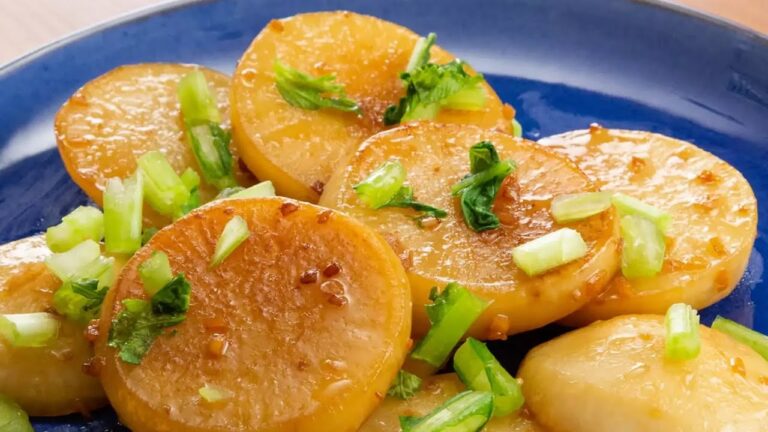 かぶのガリバタしょうゆ焼き