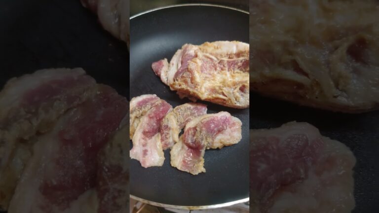 豚バラと牛バラカルビのだし入り味噌漬け焼き