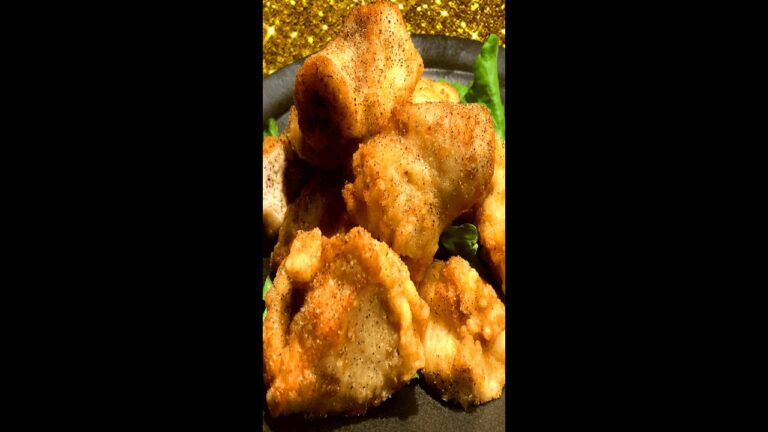 恐ろしく柔らかい鶏胸肉の塩唐揚げ