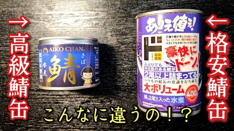 【永久保存版】鯖缶の味ってこんなに違うのか、本当に美味しい鯖缶の選び方教えます【サバ缶パスタ、サバ缶グラタンレシピあり】