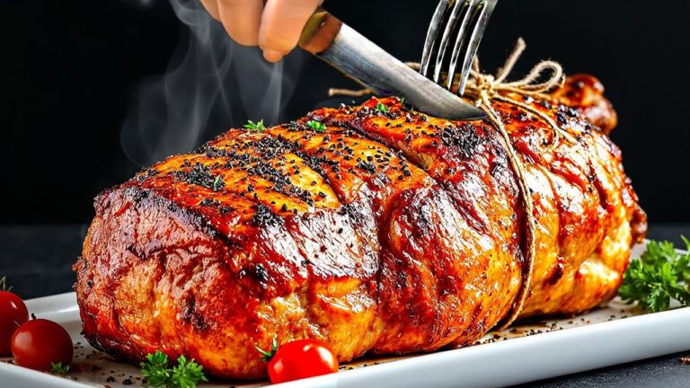 🔥😋 Oh my God, how delicious! 💯 Perfectly juicy pork roast! It's easy and simple to prepare!