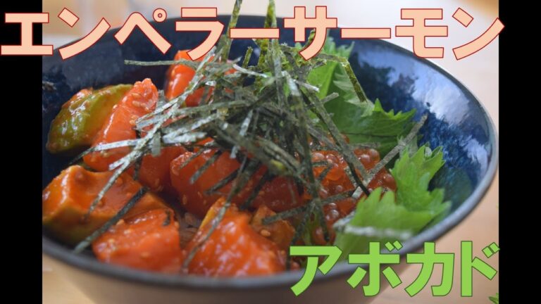 【エンペラーサーモン】サーモンとアボカドでお昼ご飯★北海道白糠町のふるさと納税返礼品