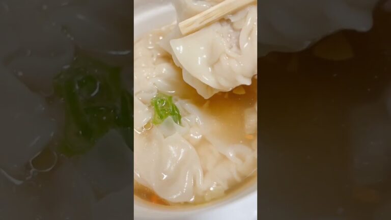 【飯テロ】ワンタンスープうまうま🫶🏻