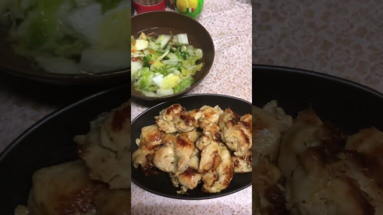 夜ご飯（肉　手羽とろ）