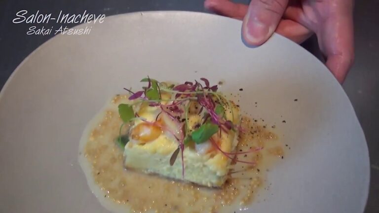 フランス料理 魚のタルト レモンマスタードソース サロン・イナシュヴェ