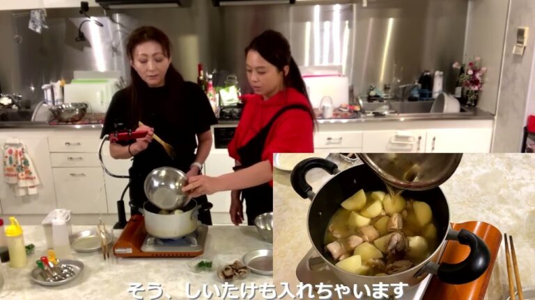【#短時間で味滲みの鶏の肉じゃが】アプリール・クッキング・チャンネル　家庭料理（8）味のよく滲みた煮物が短時間で作れます。煮物に両手鍋を使う訳や鍋に焼き付いた肉を上手にはがすコツもご紹介します。