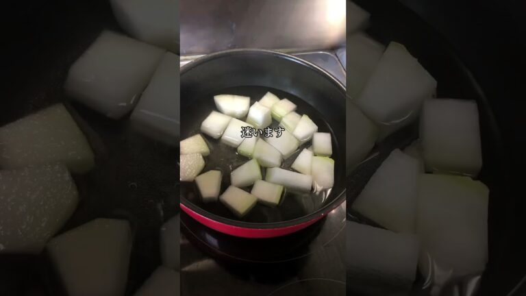 初めて作る【冬瓜の煮付け】