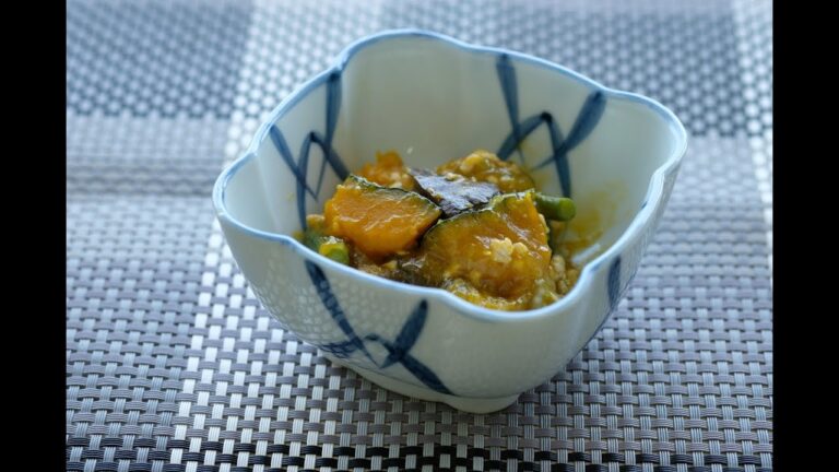 HOKUEI's KITCHEN No.28 「かぼちゃとなすのそぼろ煮」