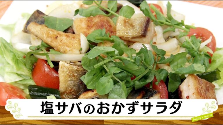 ナマなキッチン「塩サバのおかずサラダ」