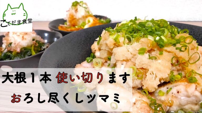 【お家居酒屋】29杯目 日本酒に合うつまみ ~鶏肉みぞれ煮~