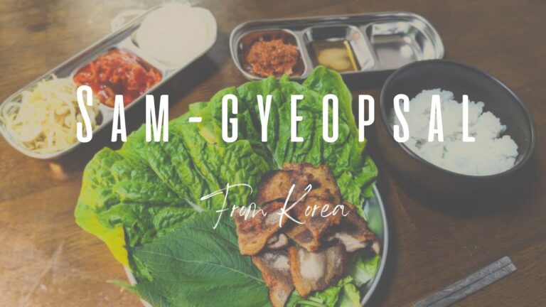 【韓国】本場の食べ方見習っておうちサムギョプサルパーティー　〜Let's eat samgyeopsal like Korean people〜