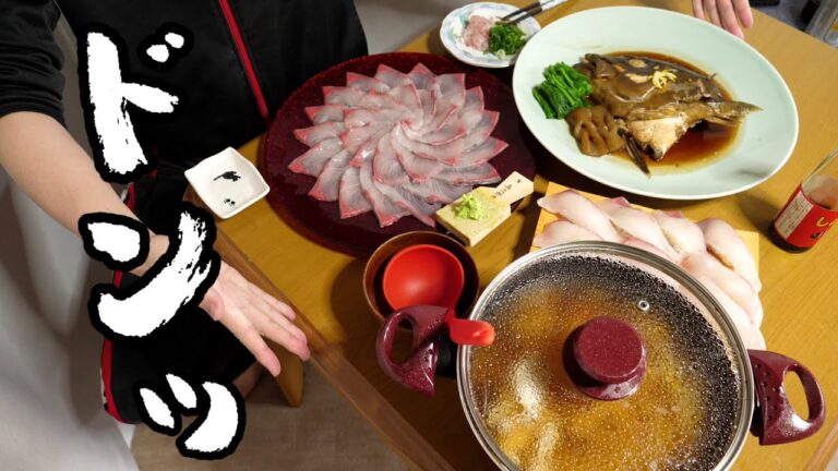 脂乗りまくりのカンパチでフルコース！キンキンに冷えたビールで逝く。