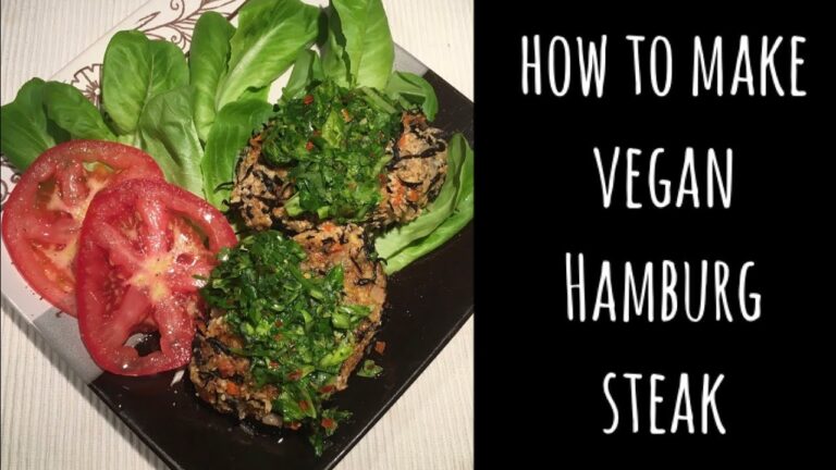 【健康飯の大定番！！】お肉無しハンバーグレシピ