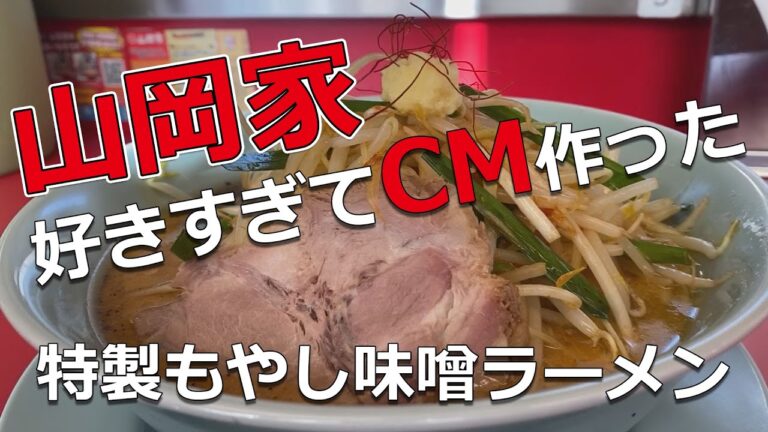 【山岡家・非公式CM】特製もやし味噌ラーメン！あなたはこの「ガツン」に堪えられるか！