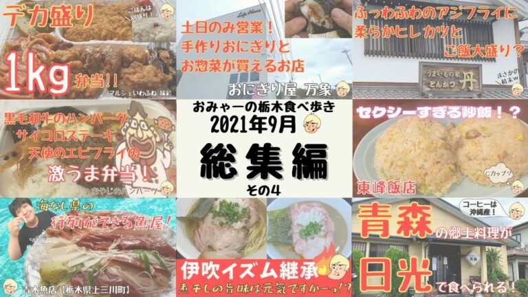 【総集編】テイクアウトが多かった2021年9月の栃木食べ歩きまとめ