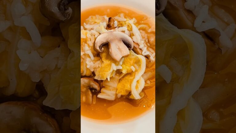 【ホットクック２段調理】時短！白菜ときのこ雑炊&蒸しとうもろこし￼を同時に作る機能#Shorts（26秒）