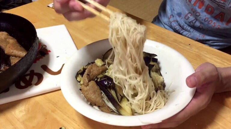 暑気払いには「なすそうめん」