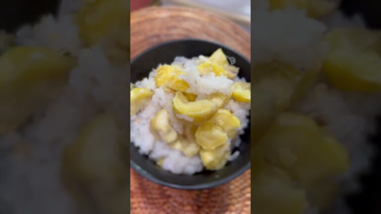 秋の味覚✨栗ご飯