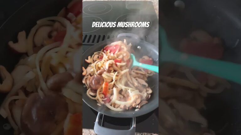 Delicious mushrooms #shortvideo #food #cooking #stirfryrecipes #fyp #shorts