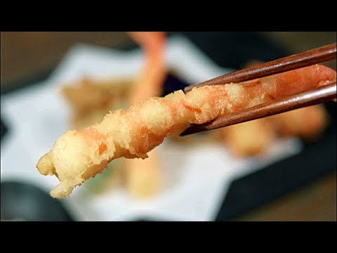 【天ぷら】薄くてサクサク軽い衣の黄金比率を教えます～１０分たってもサクサク続きます～