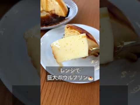 レンジで巨大ボウルプリン