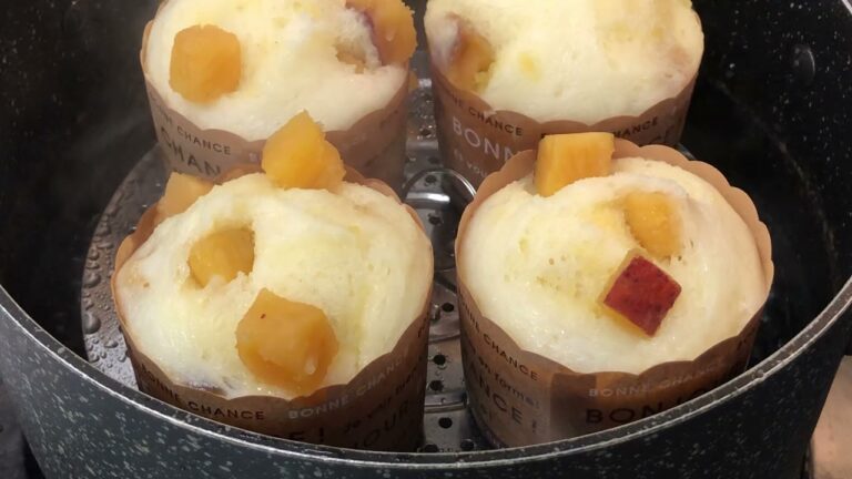 さつまいもの蒸しパン