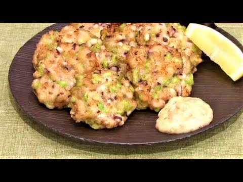 枝豆イカメンチ